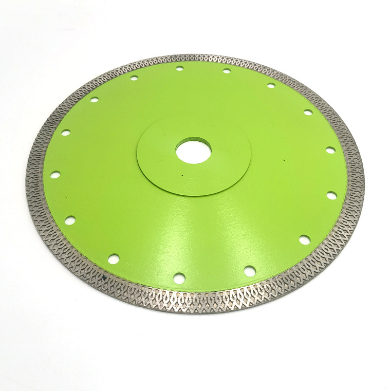 热压带法兰网波片  HOT PRESSED X-TURBO DIAMOND SAW BLADE WITH FLANGE FOR TILE CERAMIC
